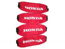 Osłony amortyzatorów Honda Rincon Rubicon Fourtrax Rancher - czerwone