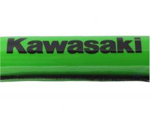 Osłona kierownicy Kawasaki zielona czarny napis