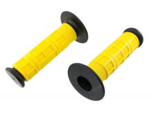 Manetki rączki gumy kierownicy czarno-żółte