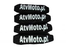 Uniwersalne osłony amortyzatorów AtvMoto - kolor czarny