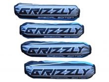 Osłony amortyzatorów Yamaha Grizzly Special Edition czarno niebieskie