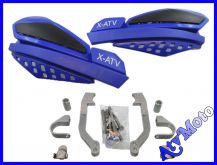 Osłony dłoni HANDBARY X-ATV aluminiowy uchwyt niebieskie