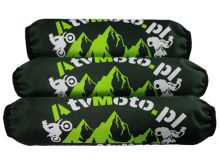 Uniwersalne osłony amortyzatorów AtvMoto ciemna zieleń (oliwka) quady sportowe